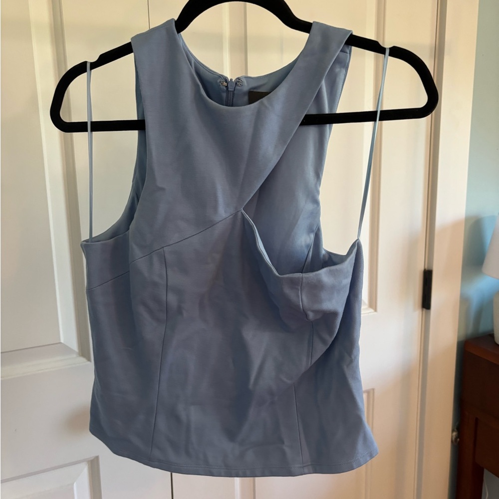 Anthropologie Light Blue Sleeveless Blouse